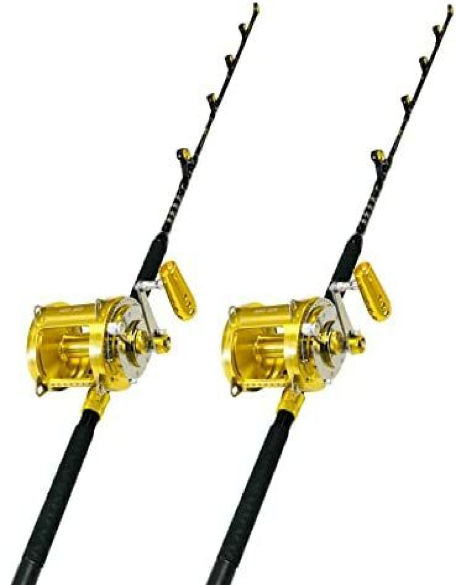 Eatmytackle 80 Wide 2 Speed Fishing Reels On 160-200 Pound Marlin